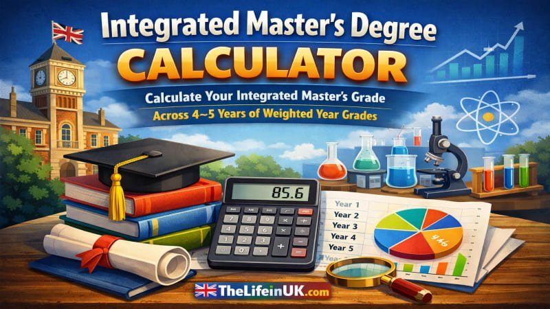 Integrated Master's Degree Calculator | The Life in UK